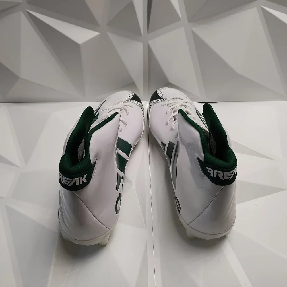 Adidas Mens Football Cleats 18 White Green Shoe Lacrosse Freak X Carbon High - Picture 8 of 15